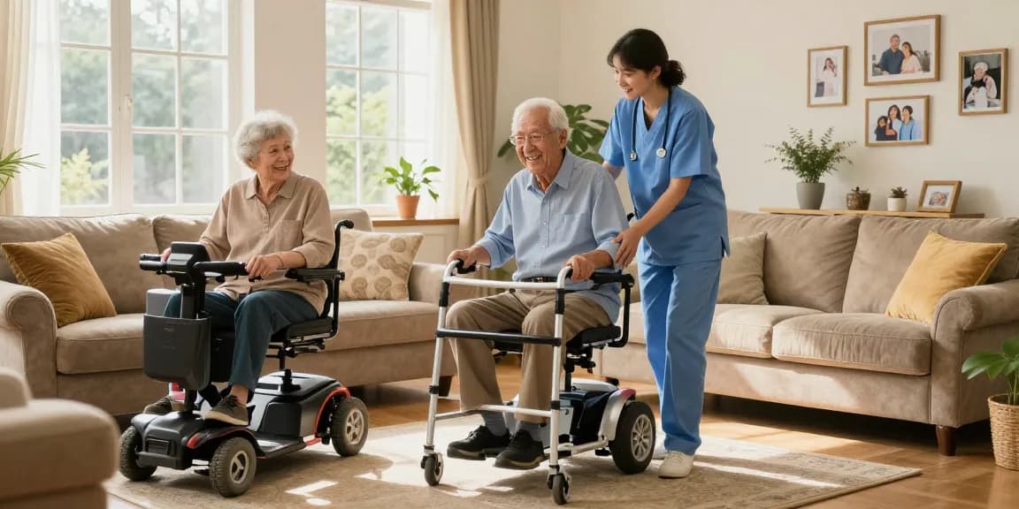 Buy nobility aids like mobility scooters and walkers for a comfortable lifestyle.