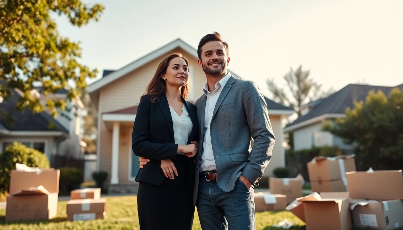 Hausverkauf bei Scheidung symbolized by couple contemplating property division.