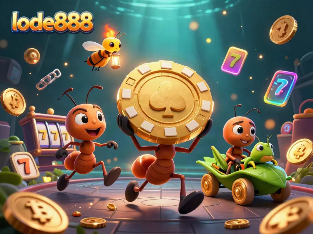 Join the thrilling action at lode888 with a cartoon heist team winning big on slots