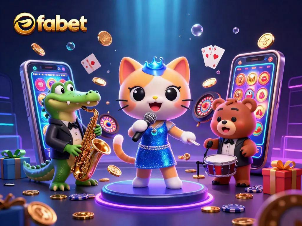 Play fabet slots and win exciting prizes with vibrant graphics and engaging characters.