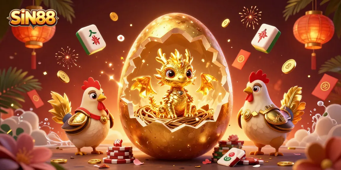 Play exciting games at SIN88 with our golden dragon guarding incredible prizes.