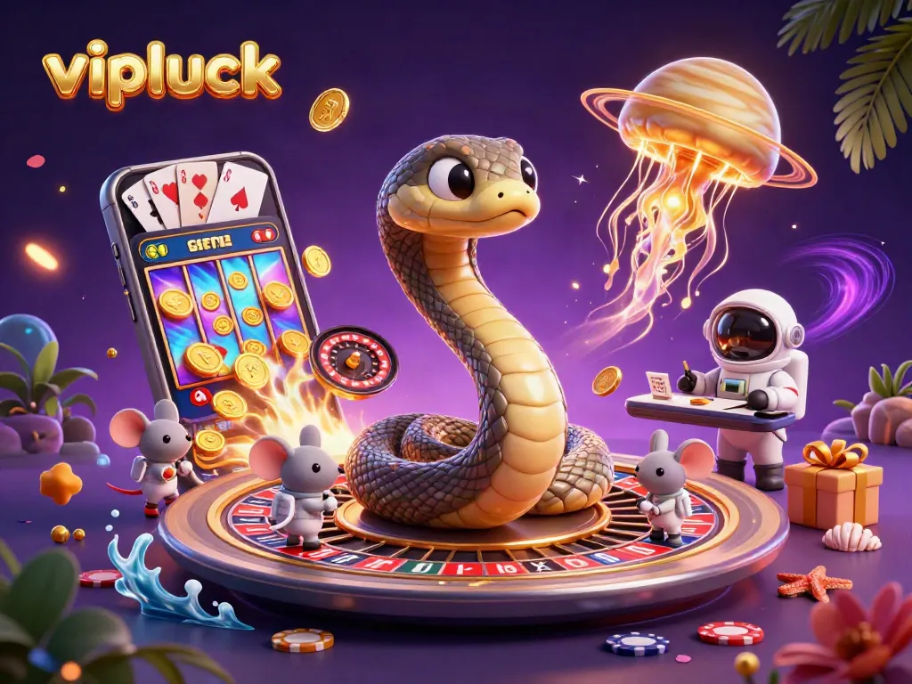 Experience thrilling bets in the vibrant casino universe of vipluck, featuring dynamic characters and vibrant gaming elements.