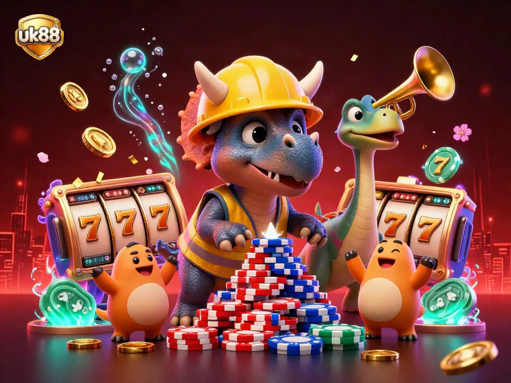 Experience exciting gameplay at uk88 Casino with engaging characters and vibrant gaming elements.