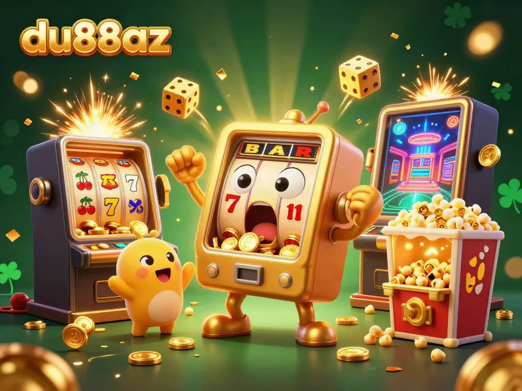 Experience the excitement of winning at du88az with dynamic 3D casino characters and jackpot visuals.
