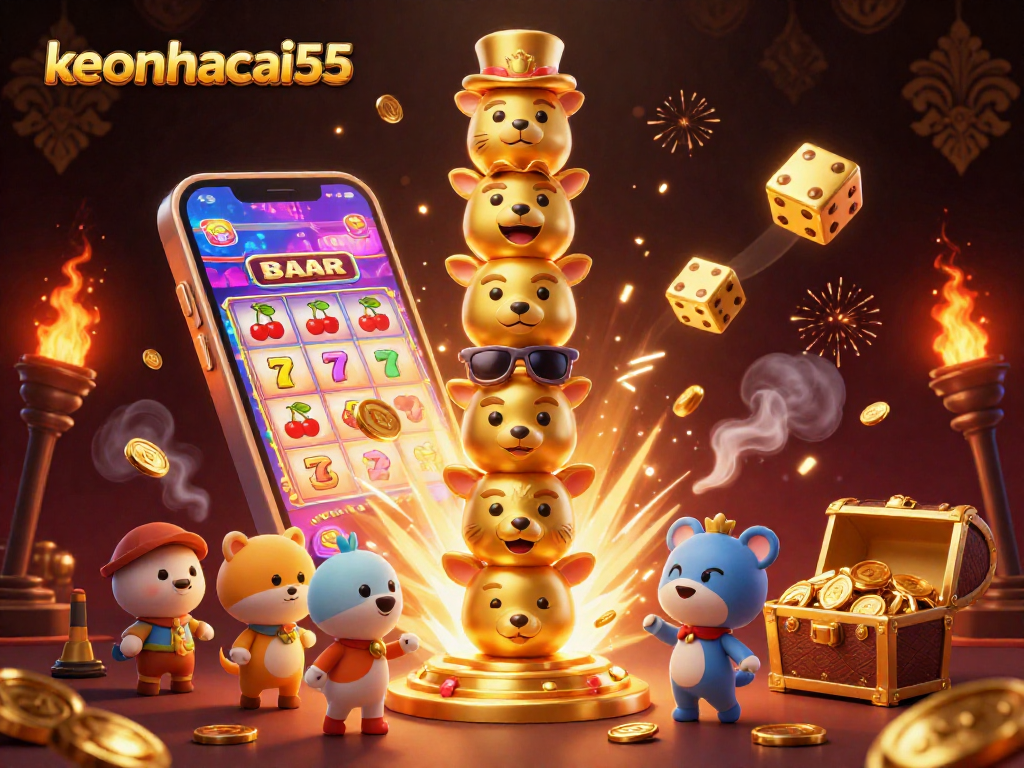 Engage with keonhacai55 through exciting jackpots, vibrant symbols, and dynamic gaming elements.