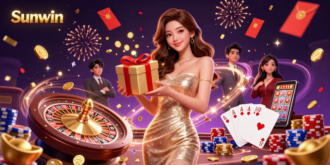 Spin to win at Sunwin Casino with festive Lunar New Year excitement and golden treasures!