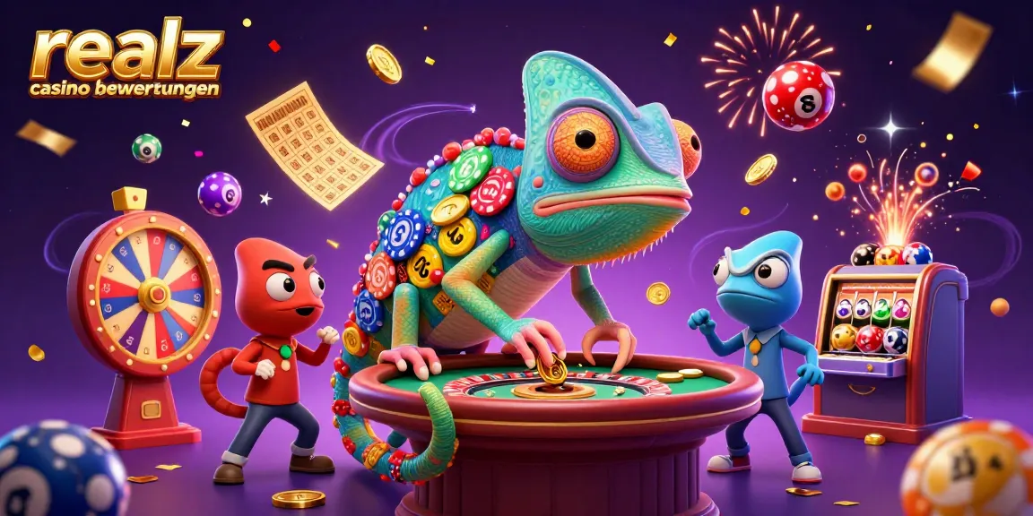 Erleben Sie spannende realz Casino Bewertungen mit bunten Lotteriebällen und gewinnenden Momenten!